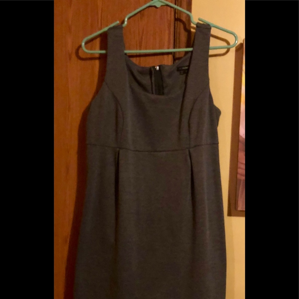 Gray Tank dress with short sleeve jacket